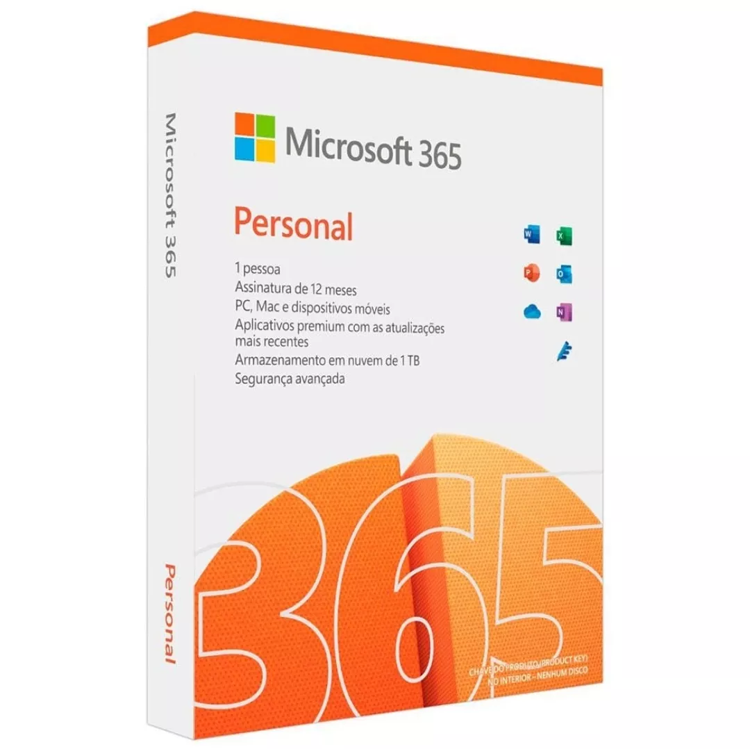 Microsoft Office 365 Todos Os Apps + 1tb De Armazenamento Na Nuvem - Pc, Mac E Smartphone
